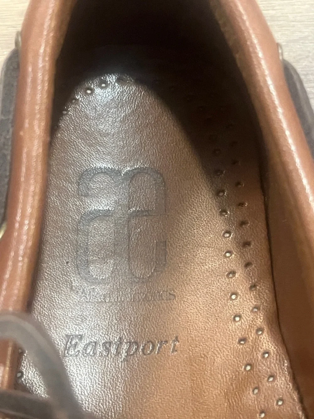 Allen Edmunds | Eastport brown leather boat shoes Men’s size 9 D summer EUC